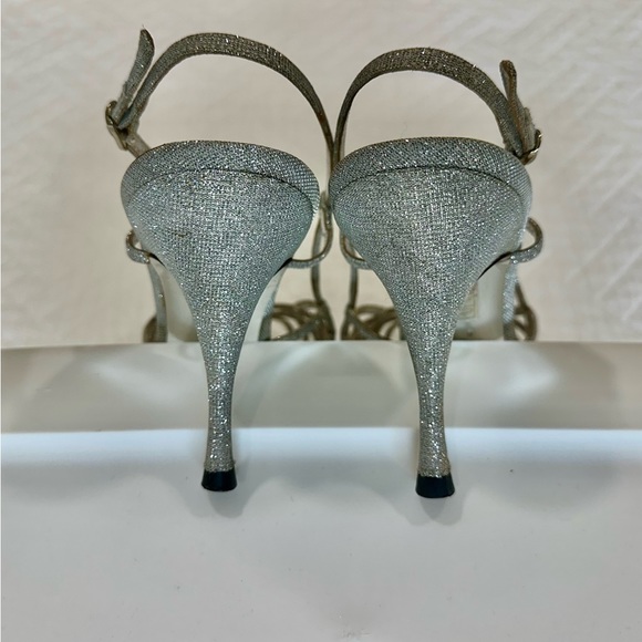 Dolce & Gabbana - silver sling-backs - size 9 - Picture 5 of 7
